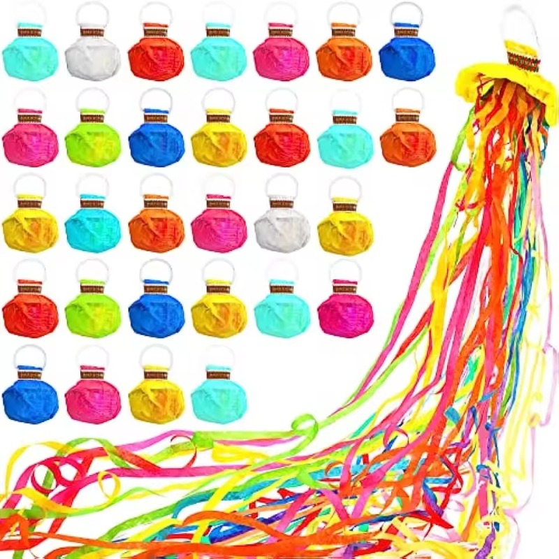 Confetti Cannon Tube - Mão colorida jogar confetes poppers jogar
