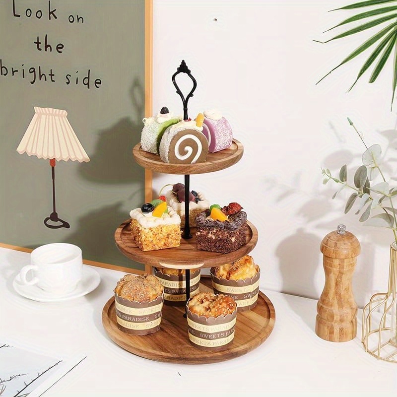Suporte de Bolo de 3 Andares e - Cupcake Stand Tier avaliação e preço