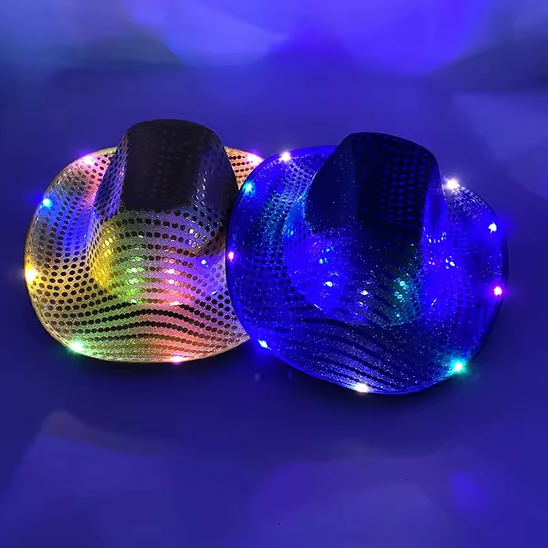 Blinky led luz cowboy cowgirl  - Party Hat Cone avaliação e preço