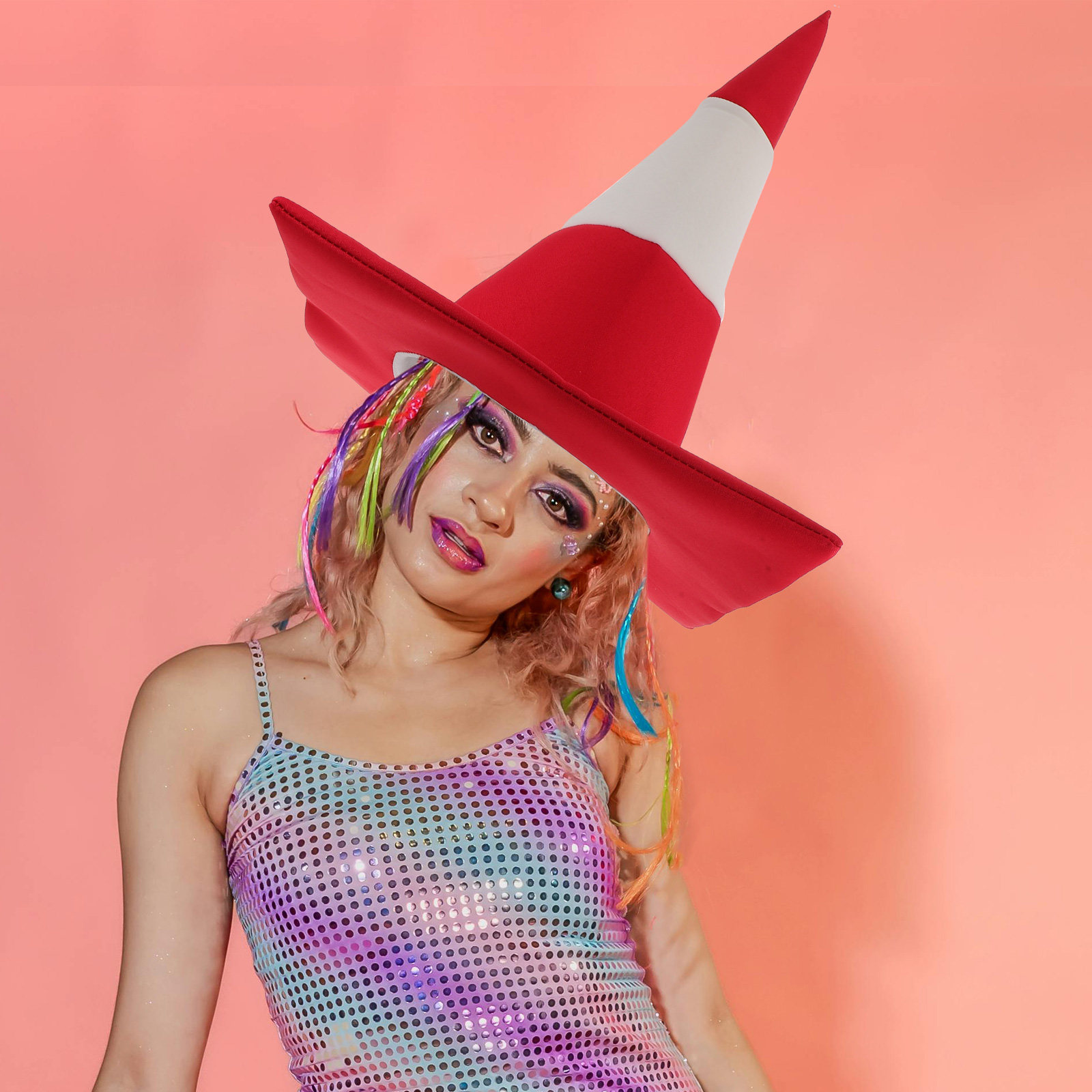 Chapéu Cone de Trânsito Vermel - Party Hat Cone avaliação e preço