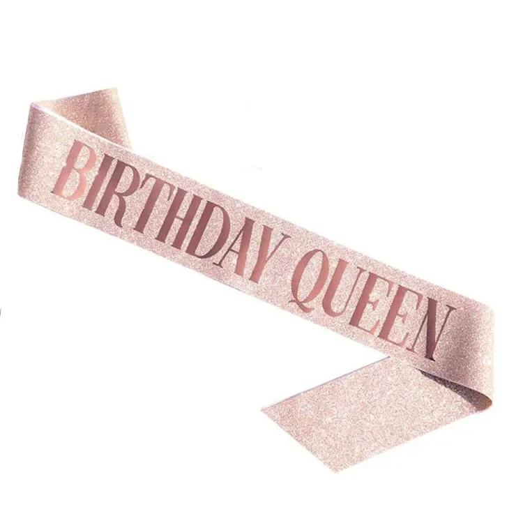 Coroa rainha com strass para m - Birthday Sash Glitter avaliação e preço