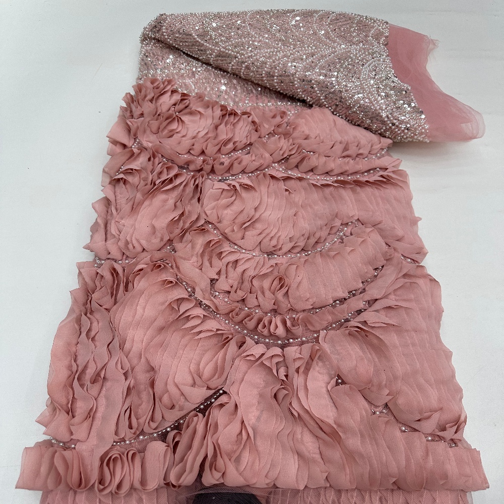 Tecido de Renda Africana Luxuo - Glitter Tablecloth avaliação e preço
